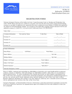 registration form - Peak-to