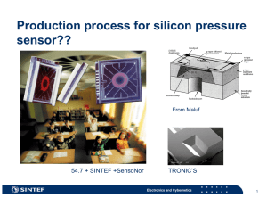 Process: From silicon wafer to wafer with channels