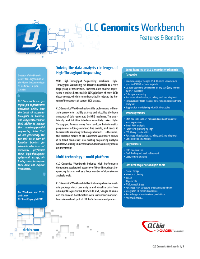 clc bio genomics workbench manual