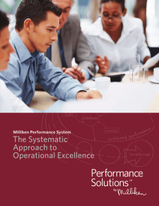 The Systematic Approach to Operational Excellence