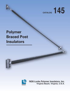 Polymer Braced Post Insulators - NGK