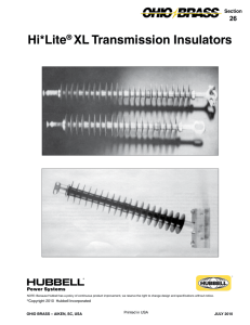 Hi*Lite® XL Transmission Insulators