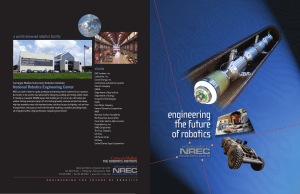 NREC Brochure - National Robotics Engineering Center