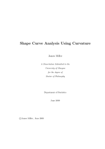 Shape Curve Analysis Using Curvature