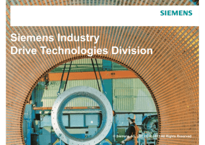 Siemens Industry Drive Technologies Division