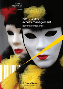 Identity and access management Beyond compliance
