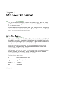 SAT Save File Format