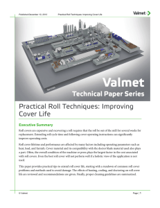 Practical Roll Techniques - Improving Cover Life