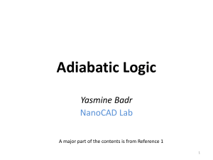 Adiabatic Logic