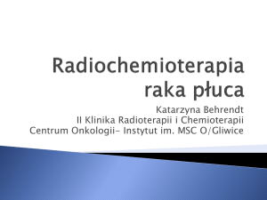 RT-CT raka płuca - Centrum Onkologii