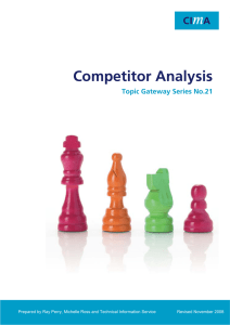 Competitor Analysis Topic Gateway