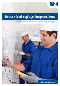 Electrical safety inspections