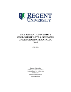 Fall 2016 - Regent University