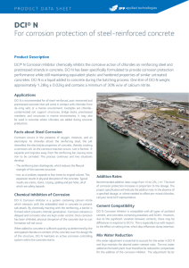 DCI® N For corrosion protection of steel