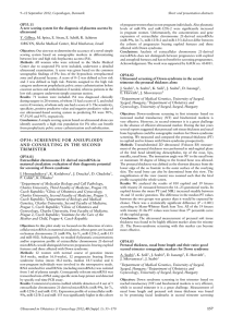 OP34.03: Prenasal thickness, nasal bone length and their ratio