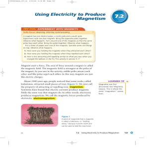 7.2 electromagnet - SD43 Teacher Sites
