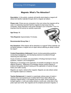 Magnets: What`s The Attraction