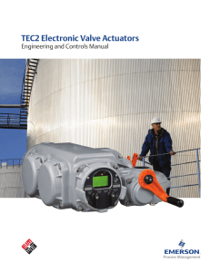 TEC2 Electronic Valve Actuators