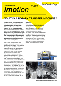 what is a rotary transfer machine?