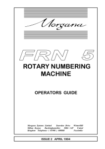 rotary numbering machine