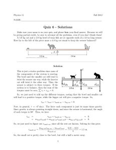 Quiz 6 - Solutions