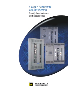 I-LINE Panelboards and Switchboards