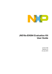 JN516x-EK004 Evaluation Kit User Guide