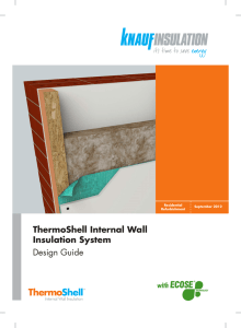 ThermoShell Internal Wall Insulation System