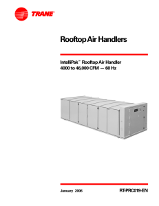 Rooftop Air Handlers