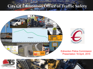 City Of Edmonton Office of Traffic Safety