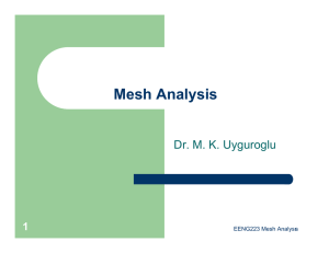 Mesh Analysis