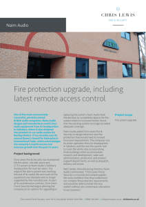 Fire protection upgrade, including latest remote access control