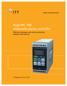 Flygt FPC 100 Automatic pump controller