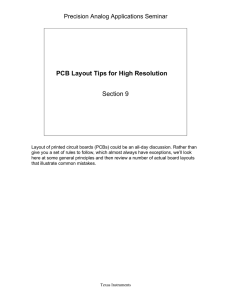 PCB Layout Tips for High Resolution Section 9