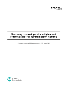 HFTA-12.0: Measuring Crosstalk Penalty in High-Speed