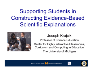 Supporting Students in Constructing Evidence