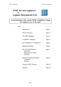 EMC for test engineers - Laplace Instruments Ltd