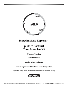 Biotechnology Explorer™ - Bio-Rad