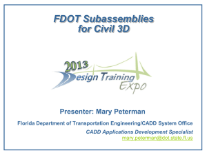 FDOT Subassemblies for Civil 3D