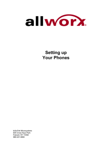 Allworx Phone Setup