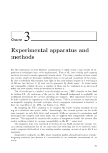 Experimental apparatus and methods