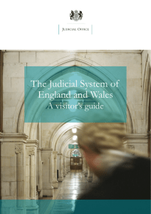 The Judicial System of England and Wales