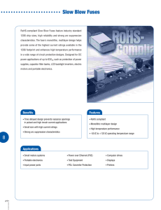 Slow Blow Fuses