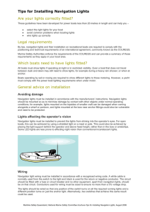 Tips for Installing Navigation Lights