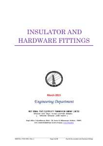 insulator and hardware fittings
