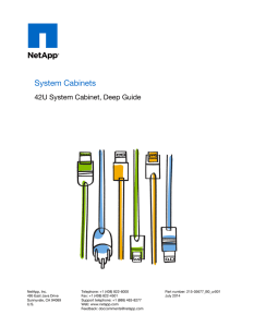 System Cabinets 42U System Cabinet, Deep Guide