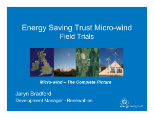 Energy Saving Trust Micro-wind