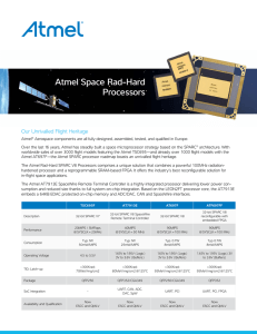 Atmel Space Rad-Hard Processors