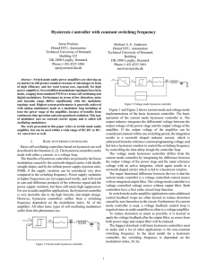 Hysteresis Controller with constant switching frequency