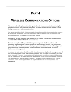 part 4 wireless communications options